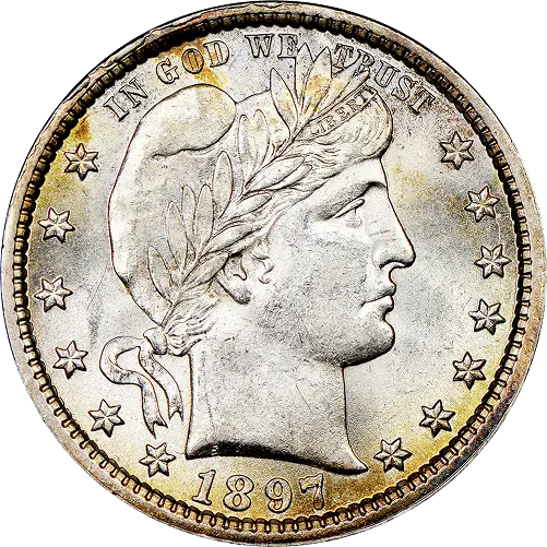 Barber Quarter, front