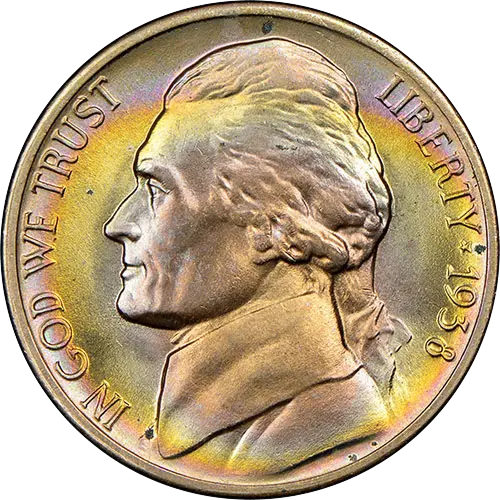 Jefferson Nickel, front