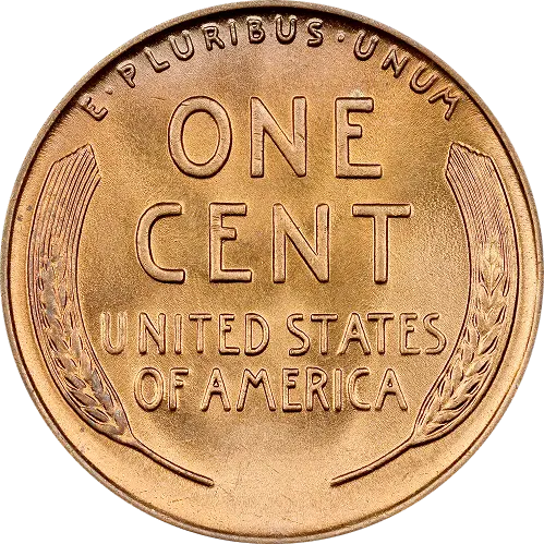 Lincoln Wheat Cent, back