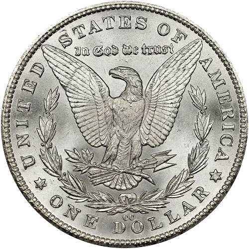 Morgan Silver Dollar, back