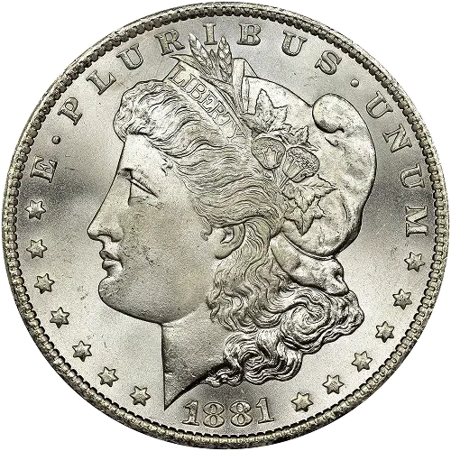 Morgan Silver Dollar, front