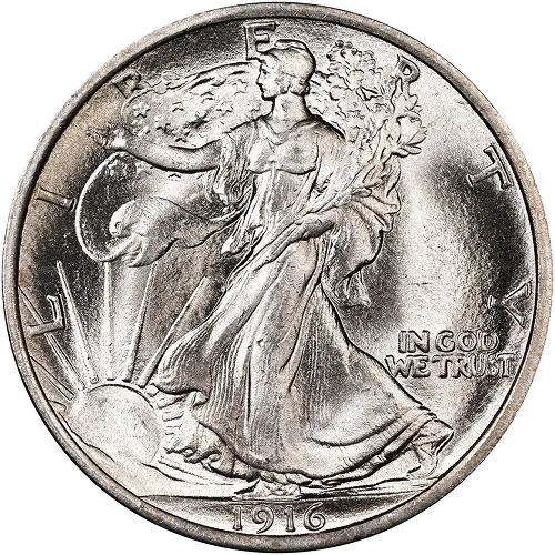 Walking Liberty Half Dollar, front