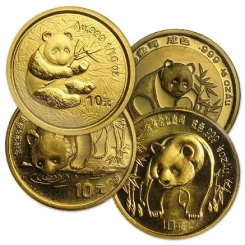 Any Year 1/10oz Chinese Gold Panda (1982-2015) (3)
