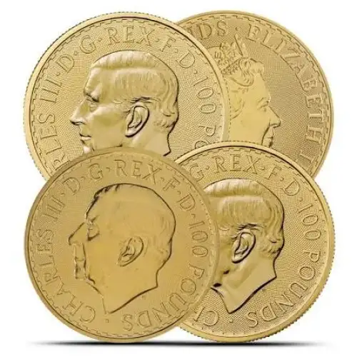 Any Year 1oz British Gold Britannia - 9999 (2013-present) (2)