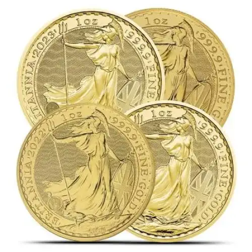 Any Year 1oz British Gold Britannia - 9999 (2013-present) (3)