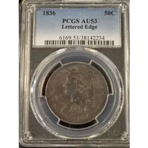 1836 50C Lettered Edge (2)
