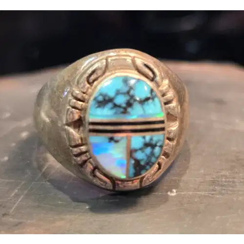 Sterling Silver Natural Stones Rings Lot #4 (RK-454)