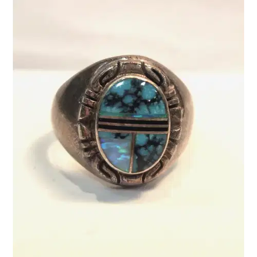 Sterling Silver Natural Stones Rings Lot #4 (RK-454)