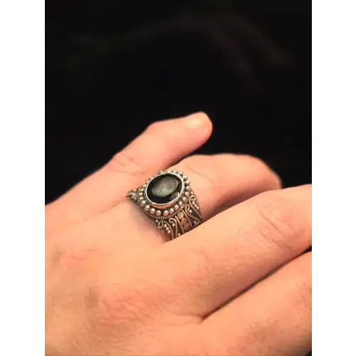Sterling Silver Natural Stones Rings Lot #4 (RK-454)