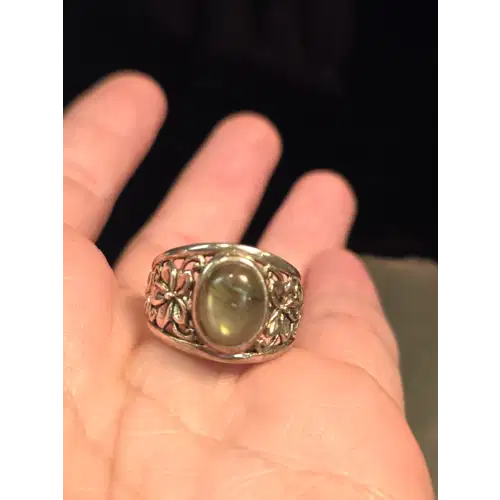 Sterling Silver Natural Stones Rings Lot #4 (RK-454)