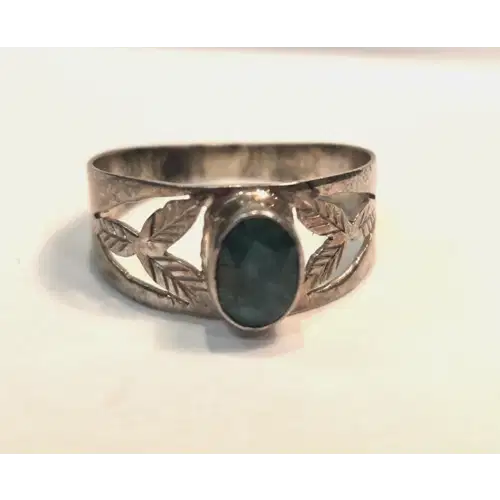 Sterling Silver Natural Stones Rings Lot #4 (RK-454)
